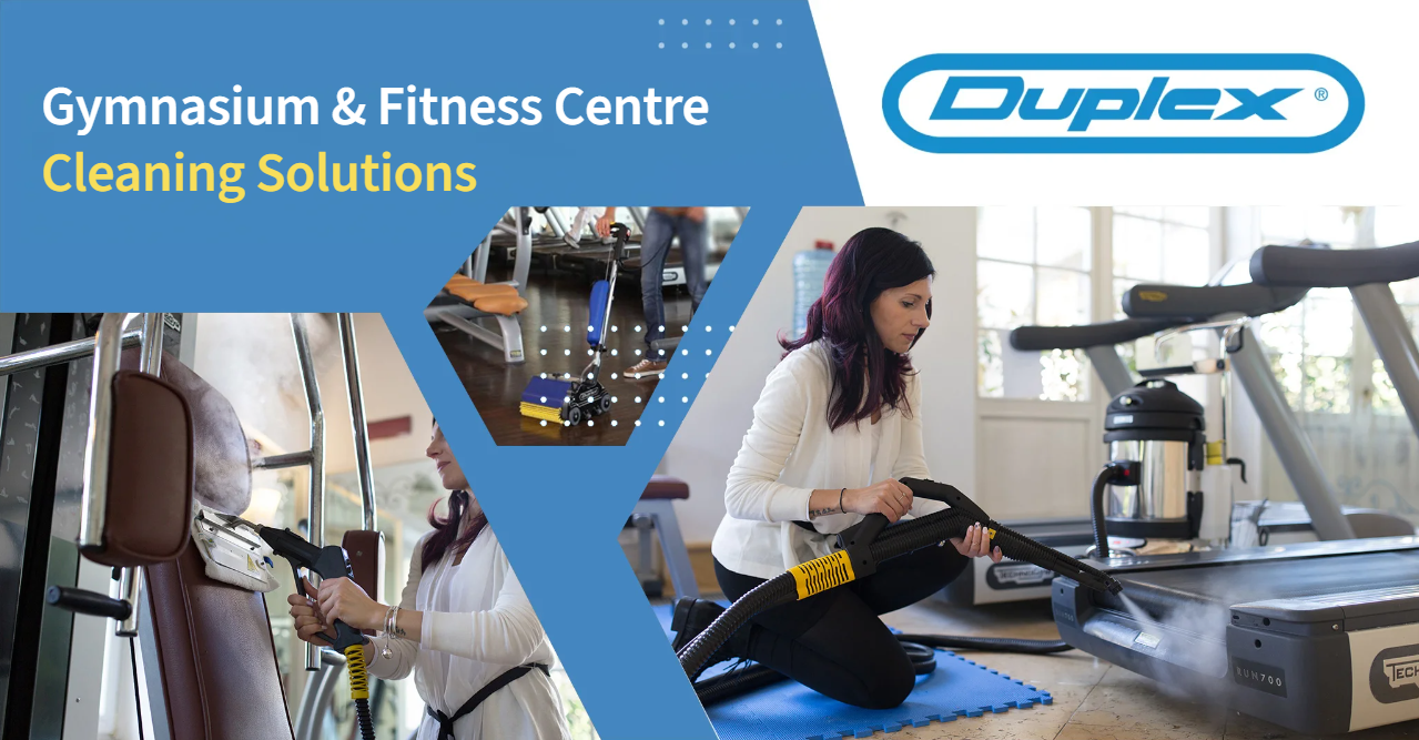 Gymnasium and fitness centre cleaning solutions banner