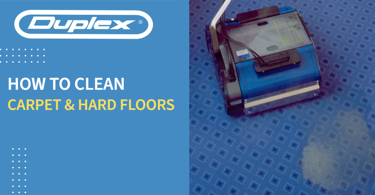 How to Clean Carpets and Hard Floors Banner image