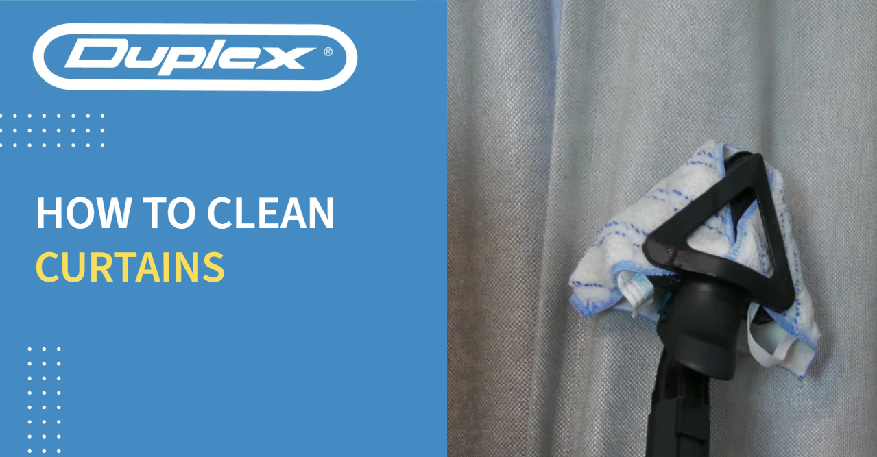 How to Clean Curtains Banner