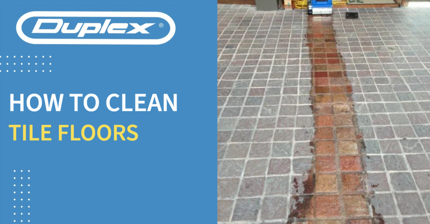 How to clean tile floors banner