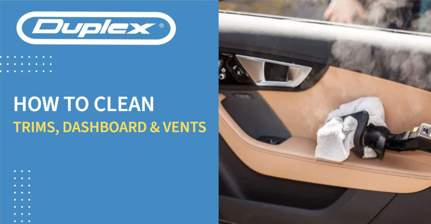 How to clean trims dashboard vents banner