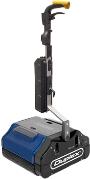 Battery-powered Duplex Hybrid 420 machine suitable for cleaning carpets in medium to large facilities