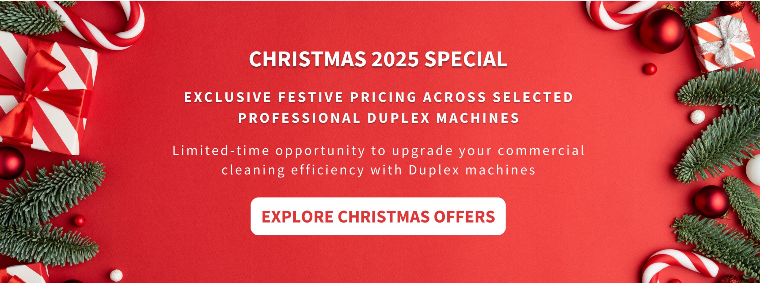 Exclusive festive pricing across selected professional Duplex machines
