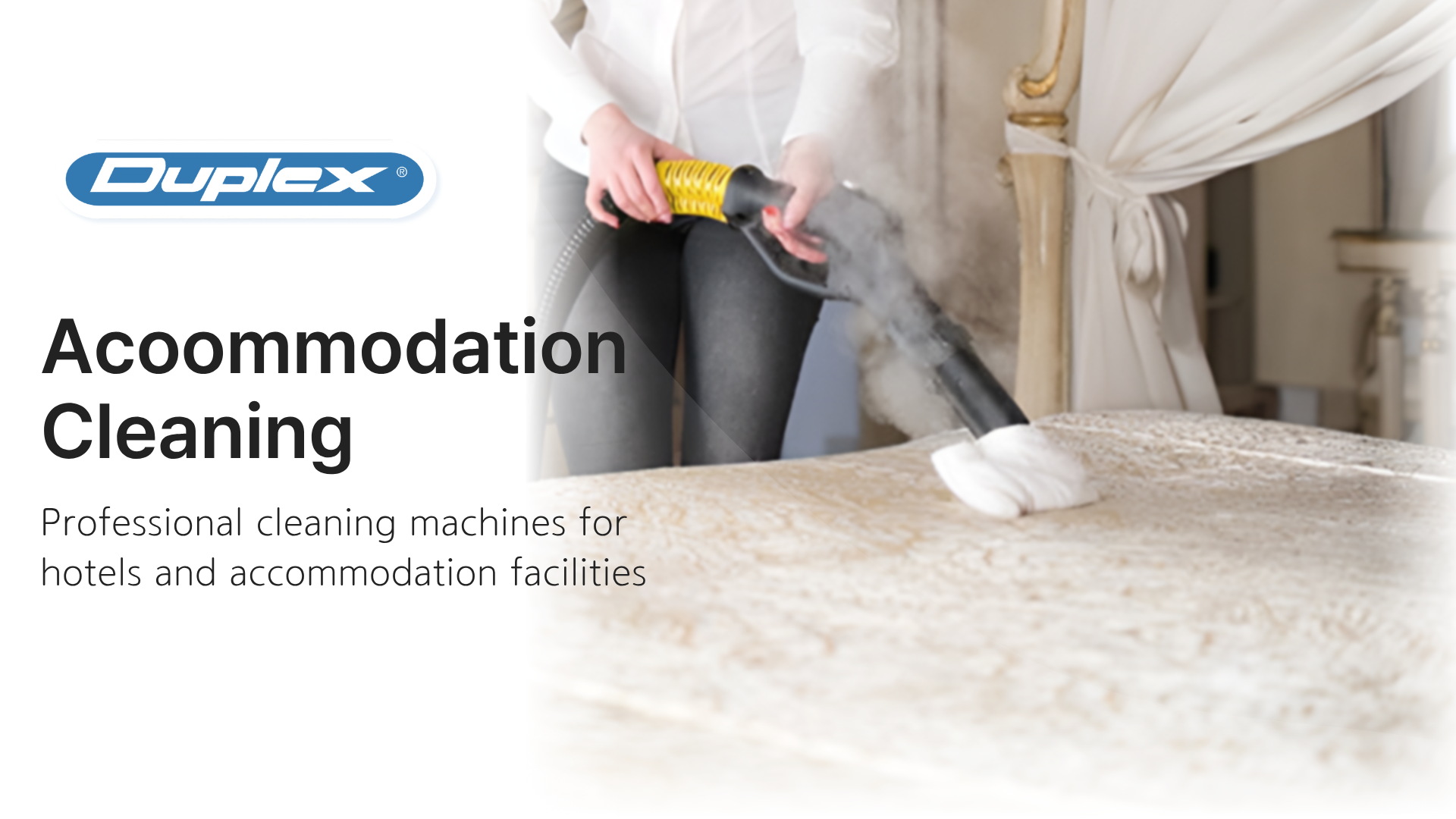 accommodation cleaning machines for the hotel