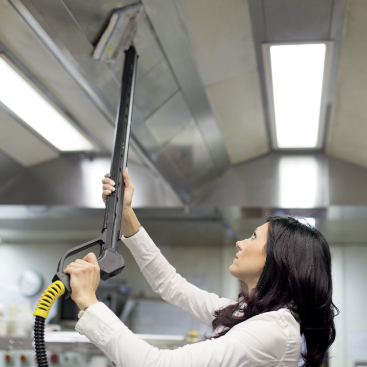 Kitchen Food and Beverage Cleaning with Mini Mop