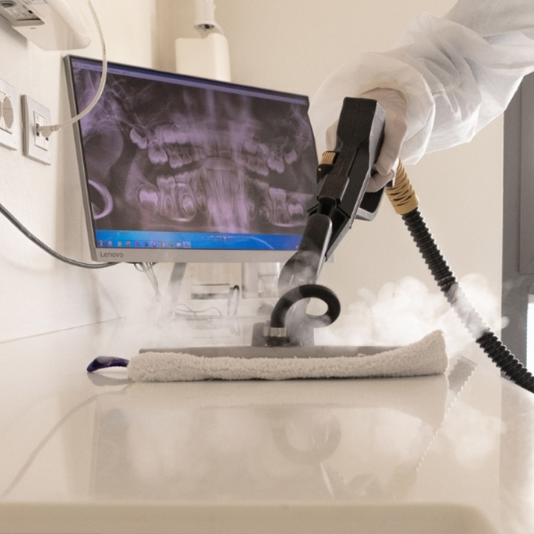 Healthcare Industry cleaning with Mini Mop Kit